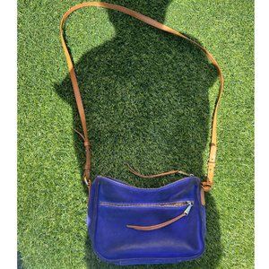 HOBO cerulean blue suede purse $10